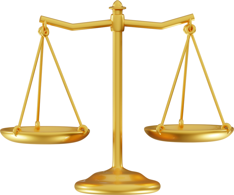 3d Scales of Justice